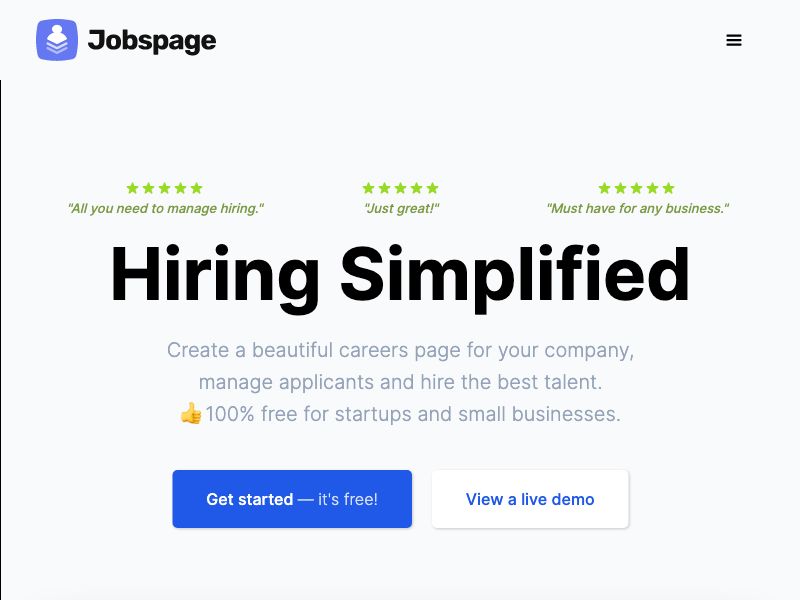 Jobspage