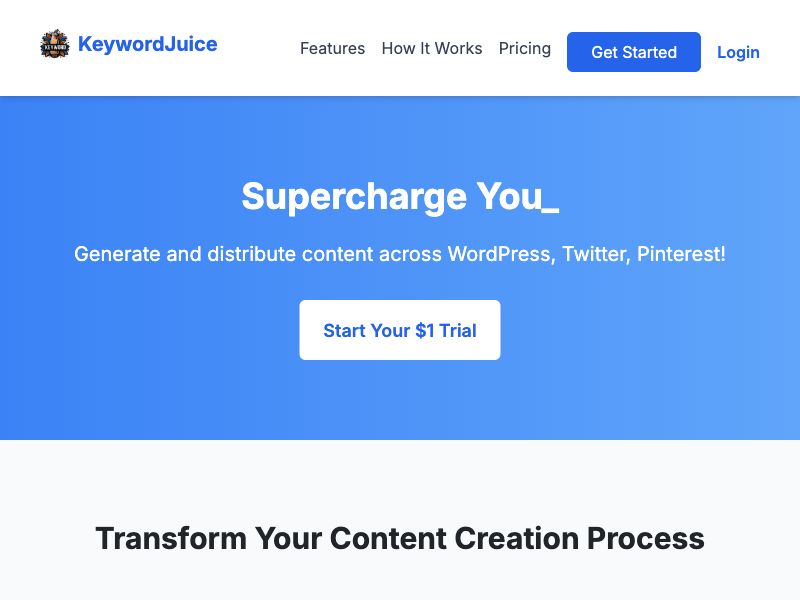 Keyword Juice