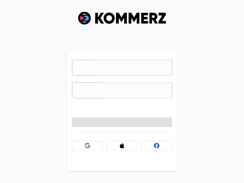 KOMMERZ Screenshot