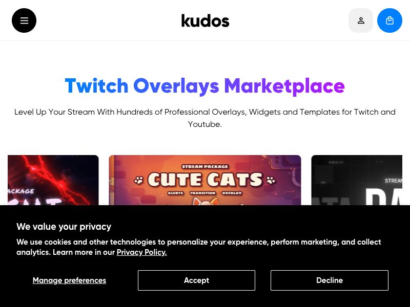 kudos.tv Screenshot