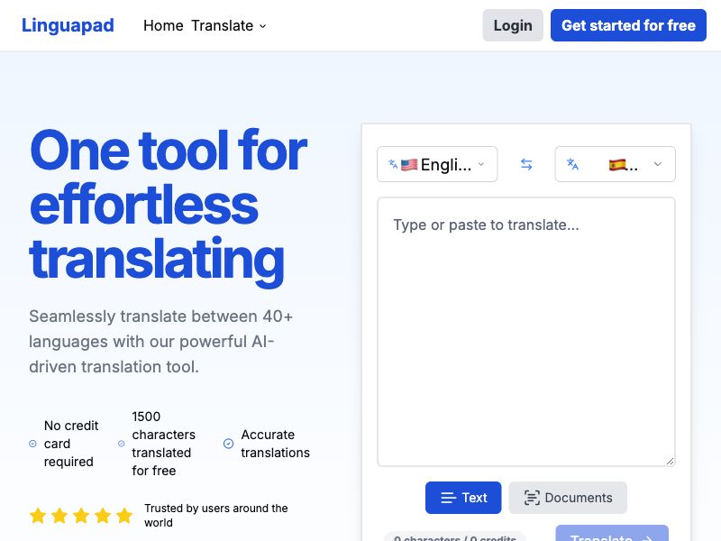 Linguapad AI Translation