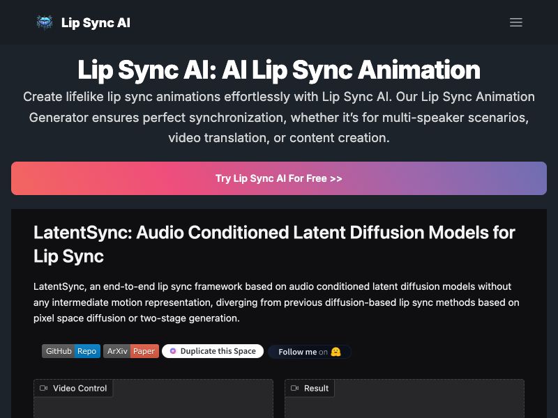 Lip Sync AI