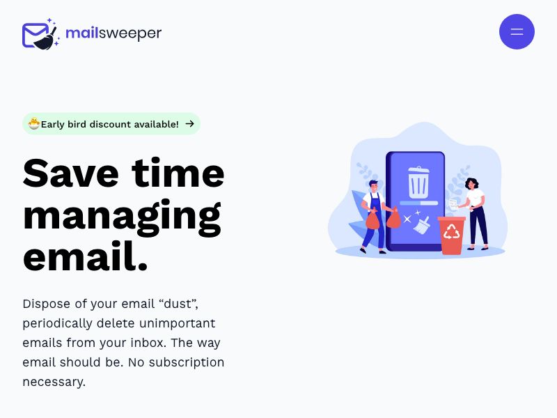 Mail Sweeper Screenshot