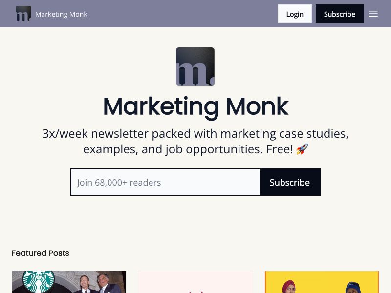 Marketing Monk Screenshot