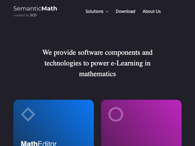 Math Editor by SCD Company Screenshot