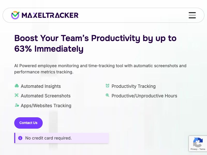 Maxel Tracker Screenshot