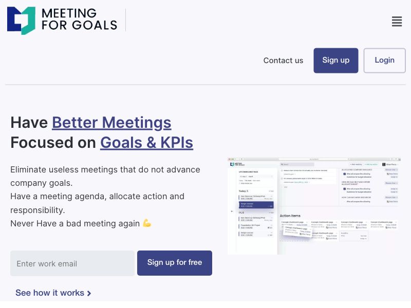 MeetingForGoals