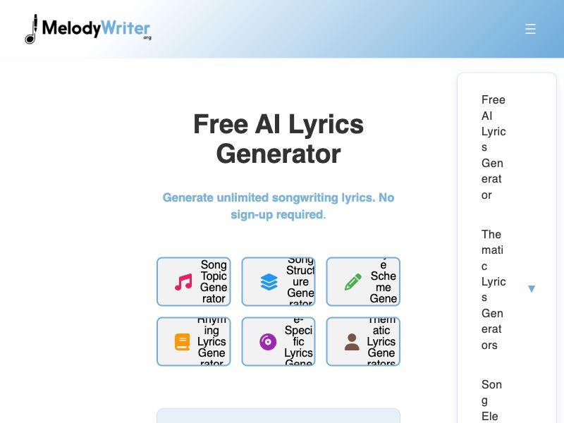 Melody writer