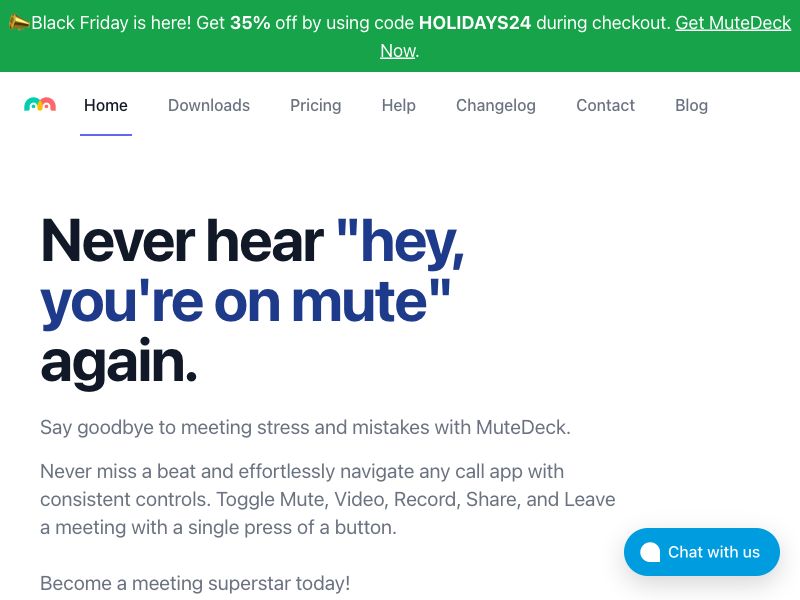 MuteDeck Screenshot