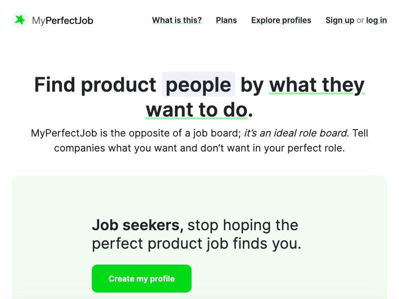 MyPerfectJob