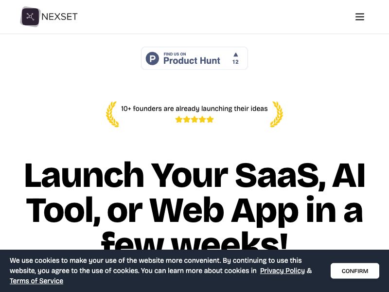 Nexset Boilerplate Screenshot