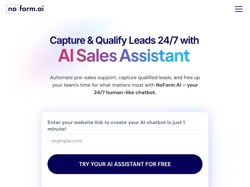 NoForm AI Screenshot