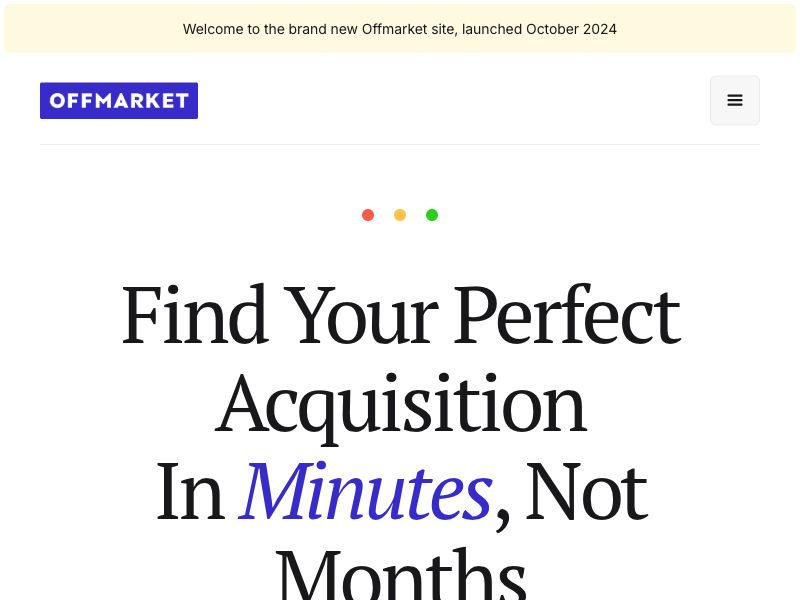 OffMarket Screenshot