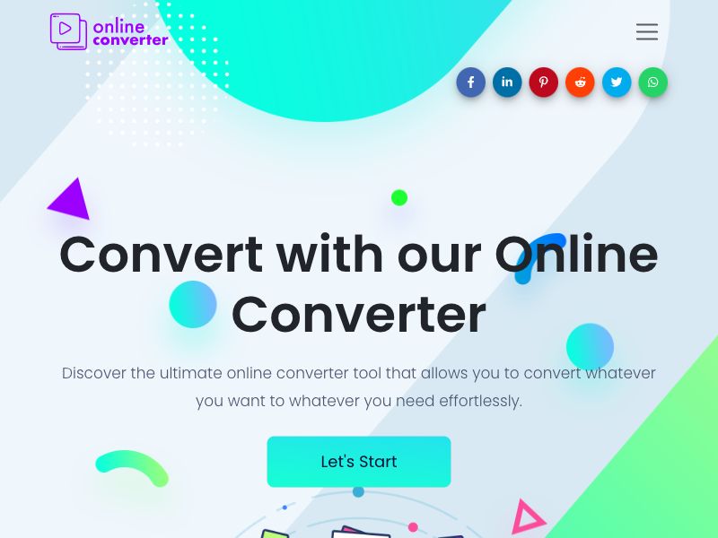 Online Converter Screenshot