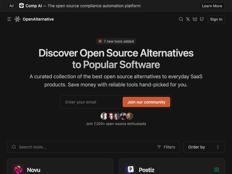 OpenAlternative