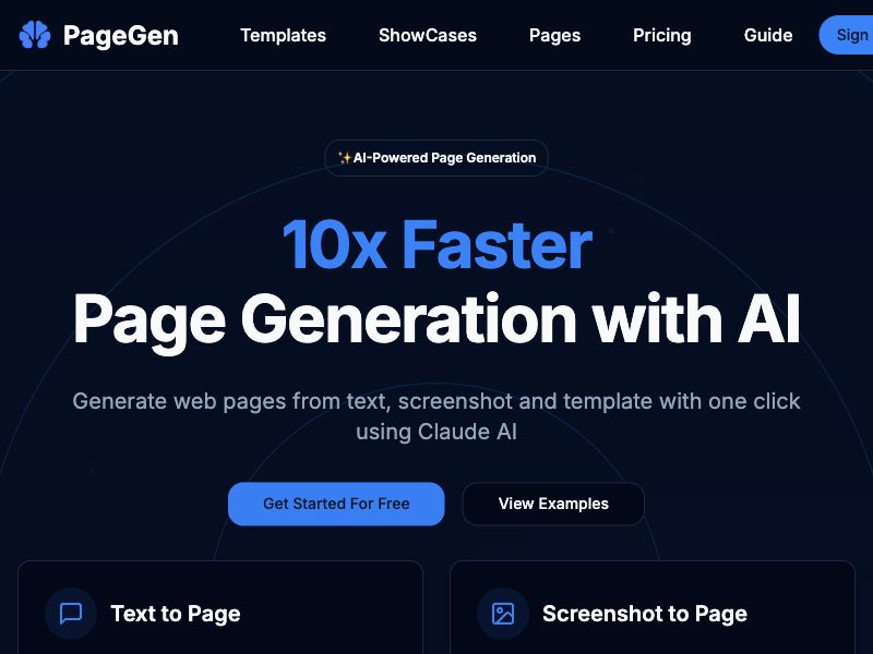 PageGen Screenshot