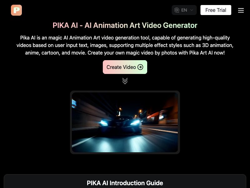 pikaai.org Screenshot