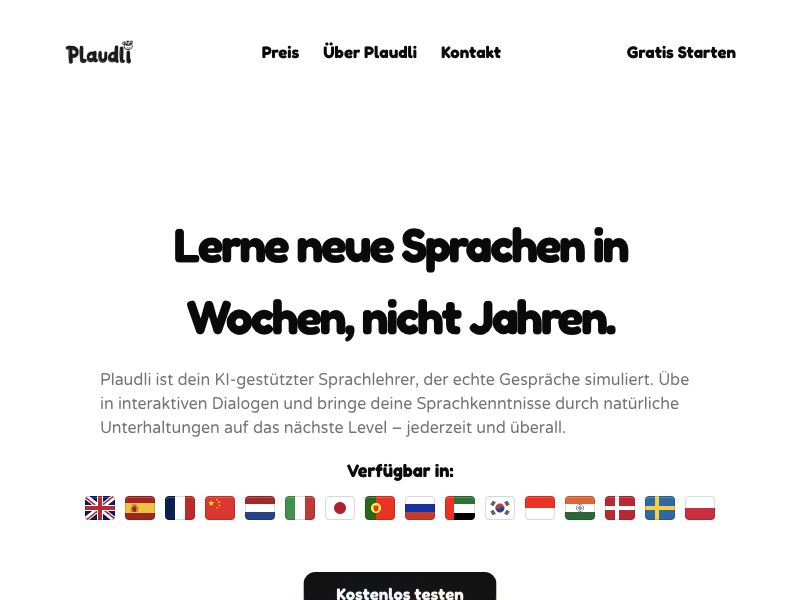 Plaudli Screenshot