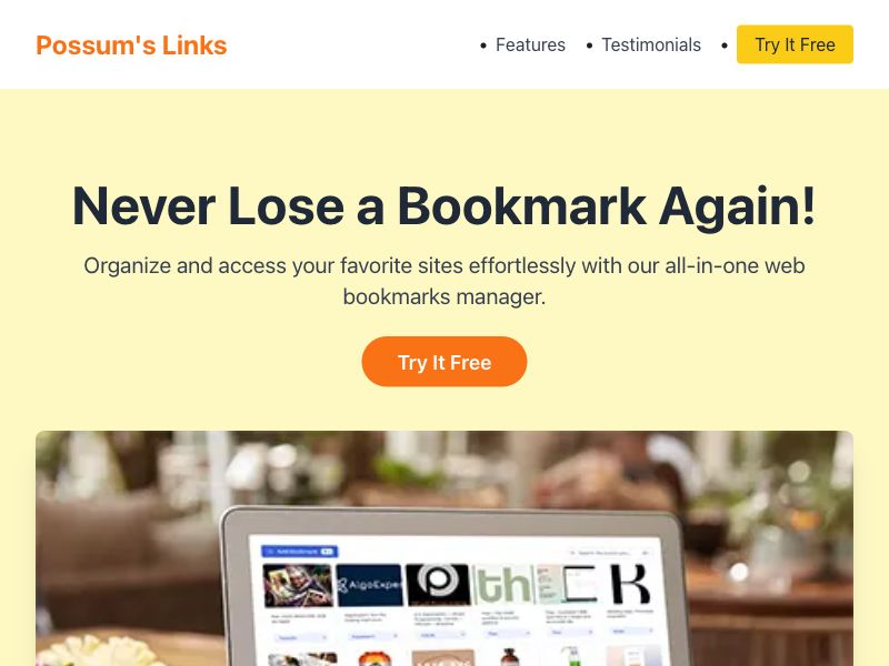 Possum's links Screenshot