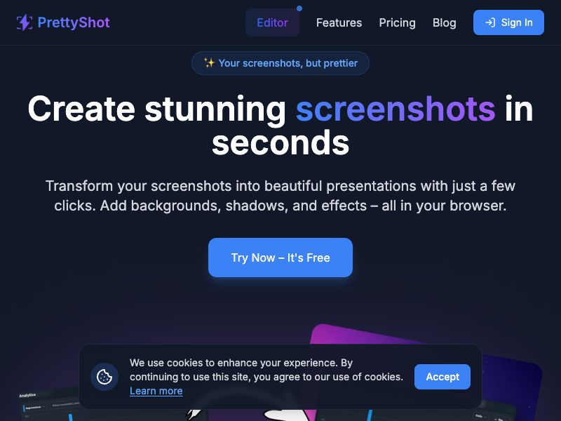 PrettyShot Screenshot