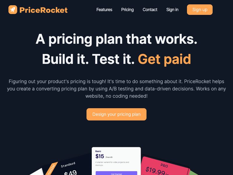 PriceRocket Screenshot