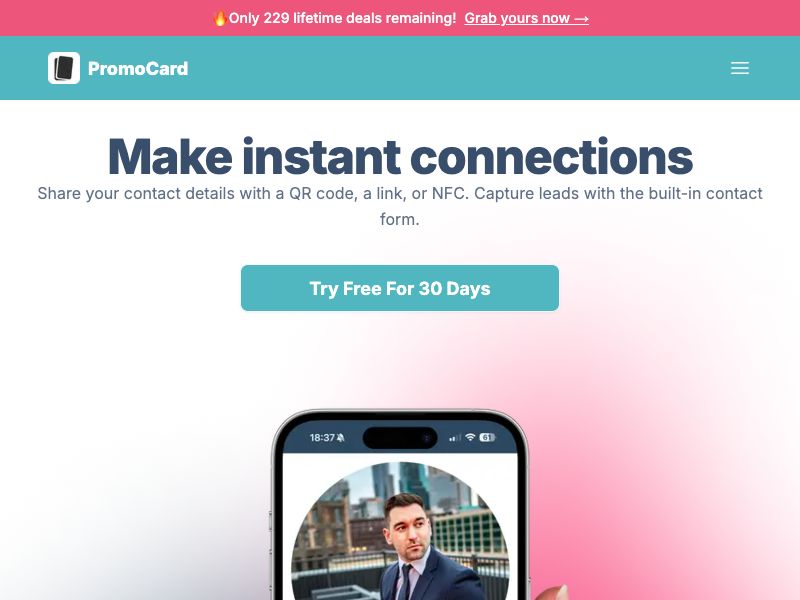 Promocard Screenshot