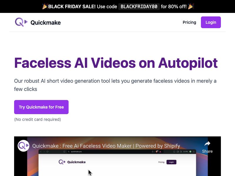 Quickmake AI Screenshot