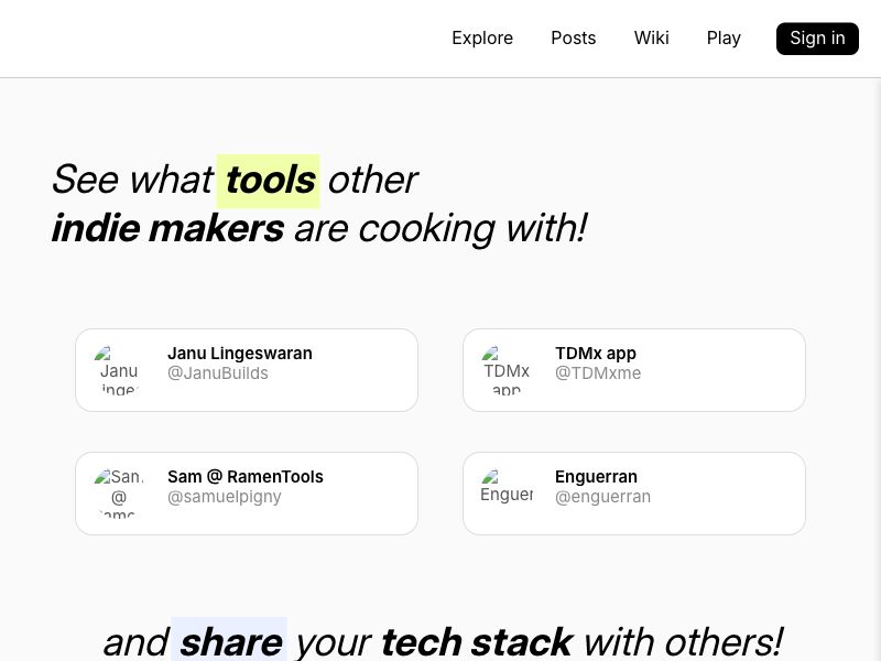 Ramen Tools