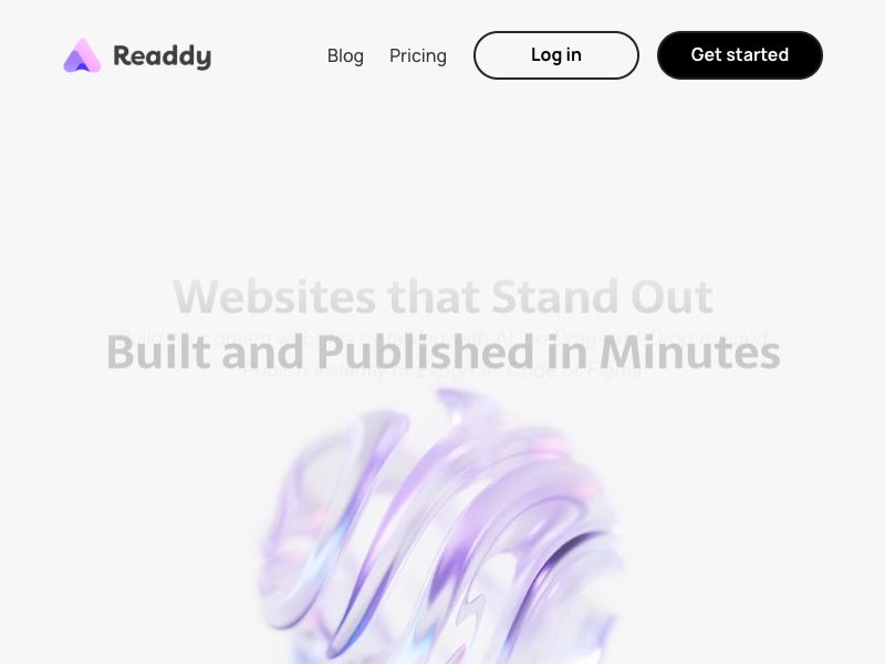 Readdy Screenshot