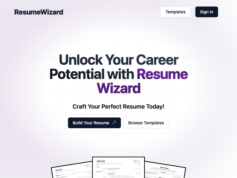 Resume Wizard