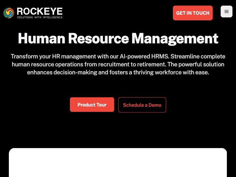 ROCKEYE SOLUTIONS - HRMS