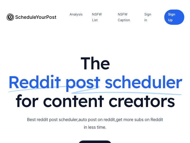 Schedule Your Post Screenshot