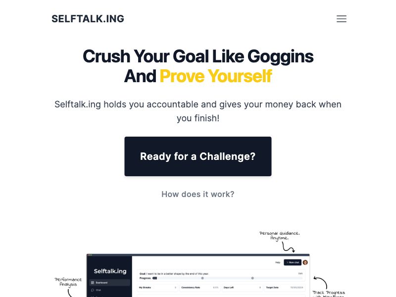 Selftalk.ing Screenshot