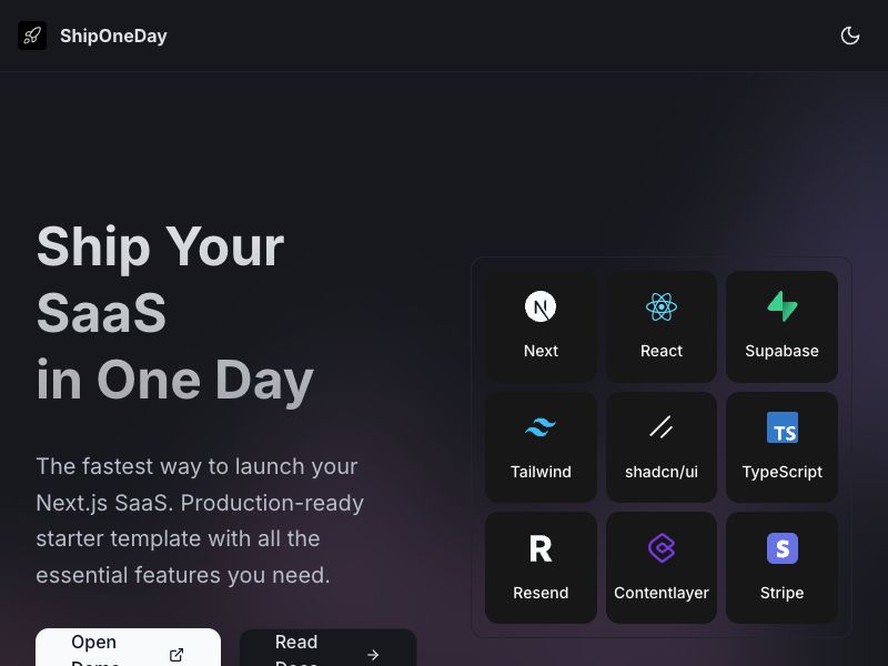 ShipOneDay Screenshot