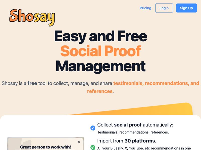 Shosay Screenshot
