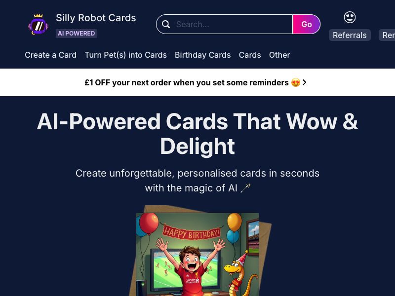 Silly Robot Cards