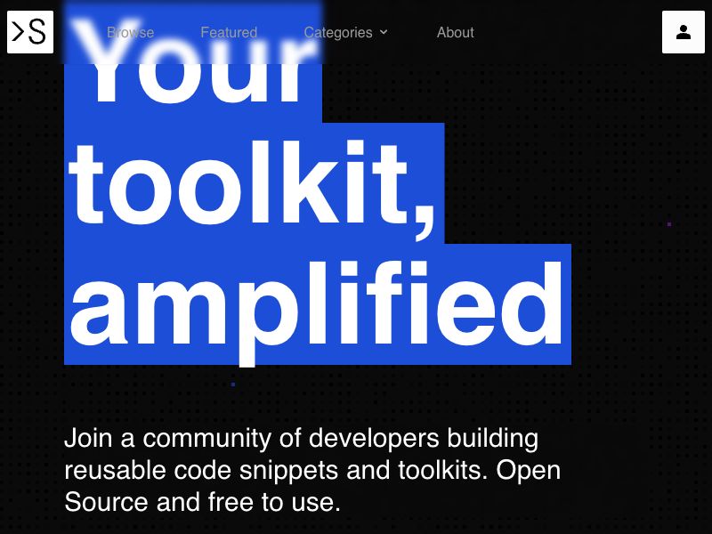Snippp.io Screenshot
