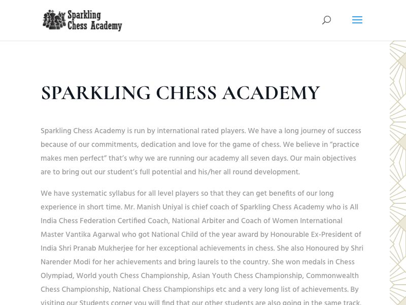 Sparkling Chess Academy