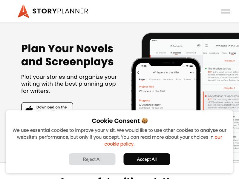 Story Planner for Writers Screenshot