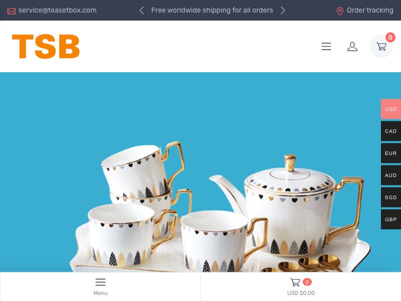 Tea Set Box Screenshot