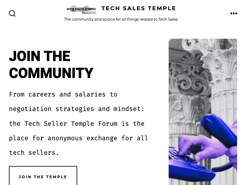 Tech Sales Temple