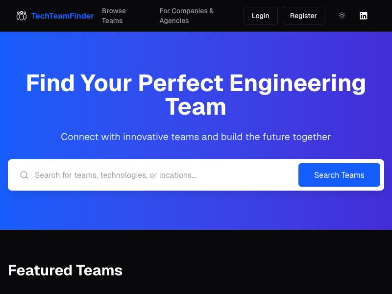 TechTeamFinder