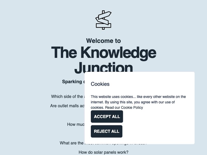 The Knowledge Junction Screenshot