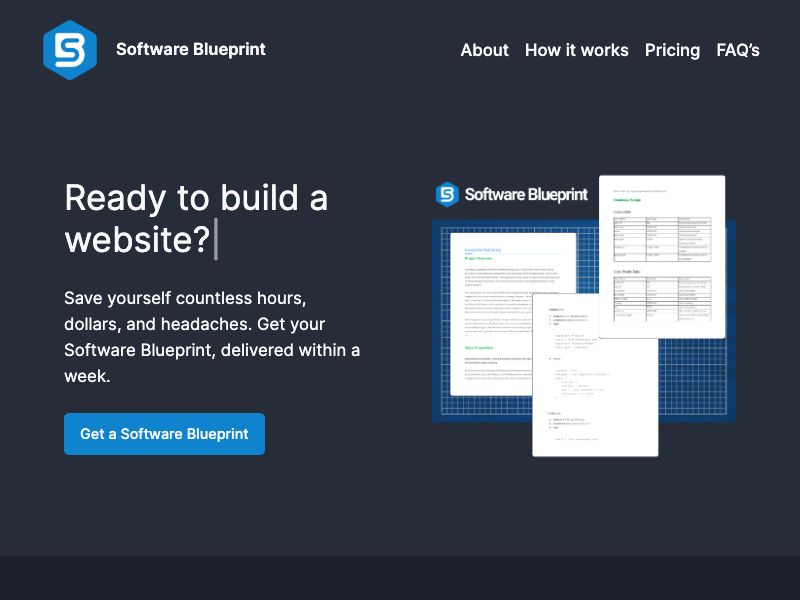 The Software Blueprint