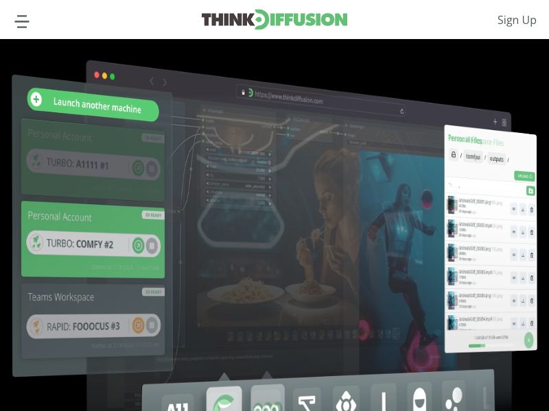 ThinkDiffusion Screenshot