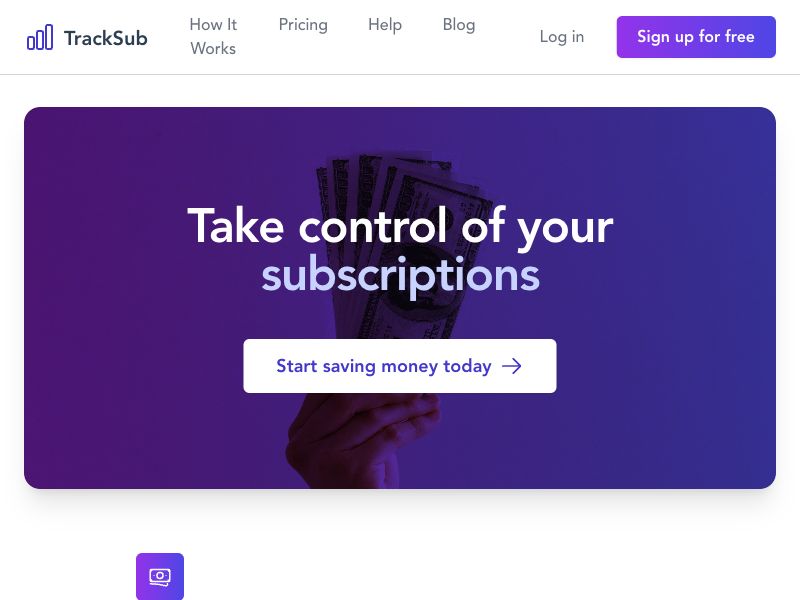 TrackSub Screenshot