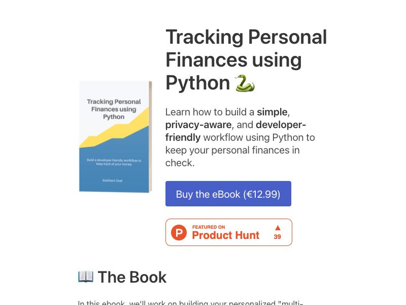 Tracking Personal Finances Using Python