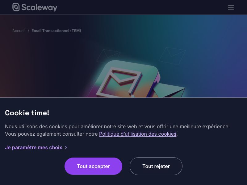 Transactional Email (TEM) Screenshot
