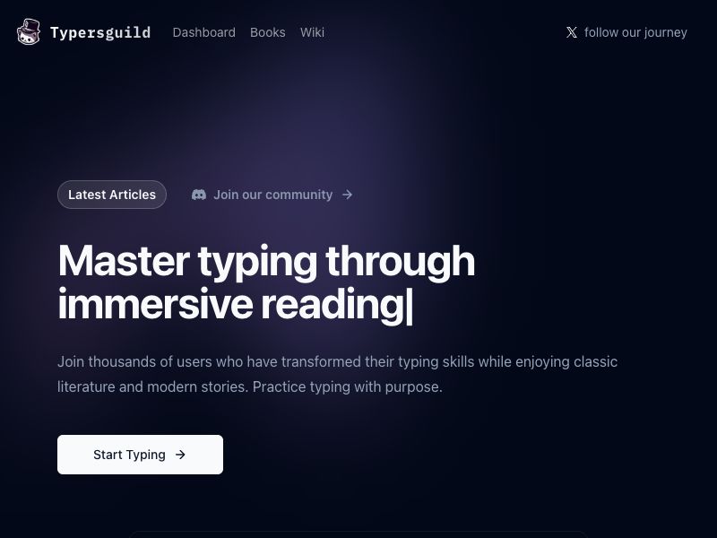 Typersguild Screenshot