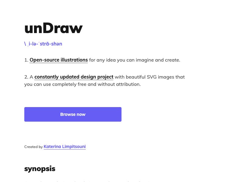 unDraw Screenshot